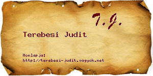 Terebesi Judit névjegykártya